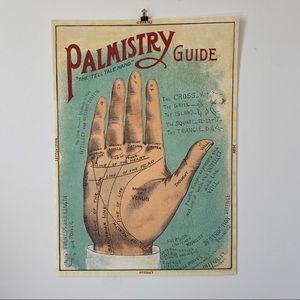 Cavallini Palmistry Guide 20” x 28” Poster